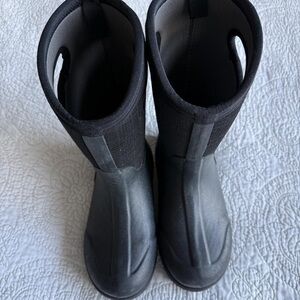 Bogs Women's Charcoal and Black Rain Boots